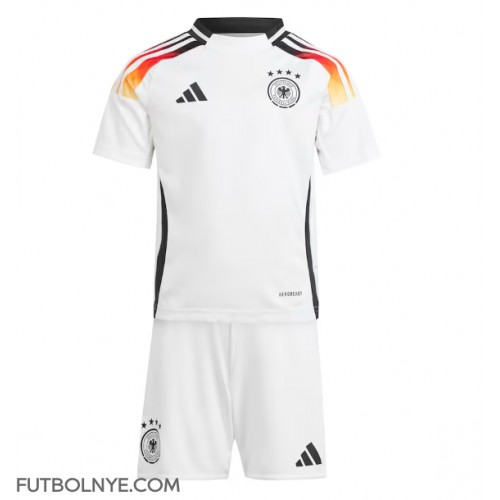 Camiseta Alemania Primera Equipación para niños Eurocopa 2024 manga corta (+ pantalones cortos)